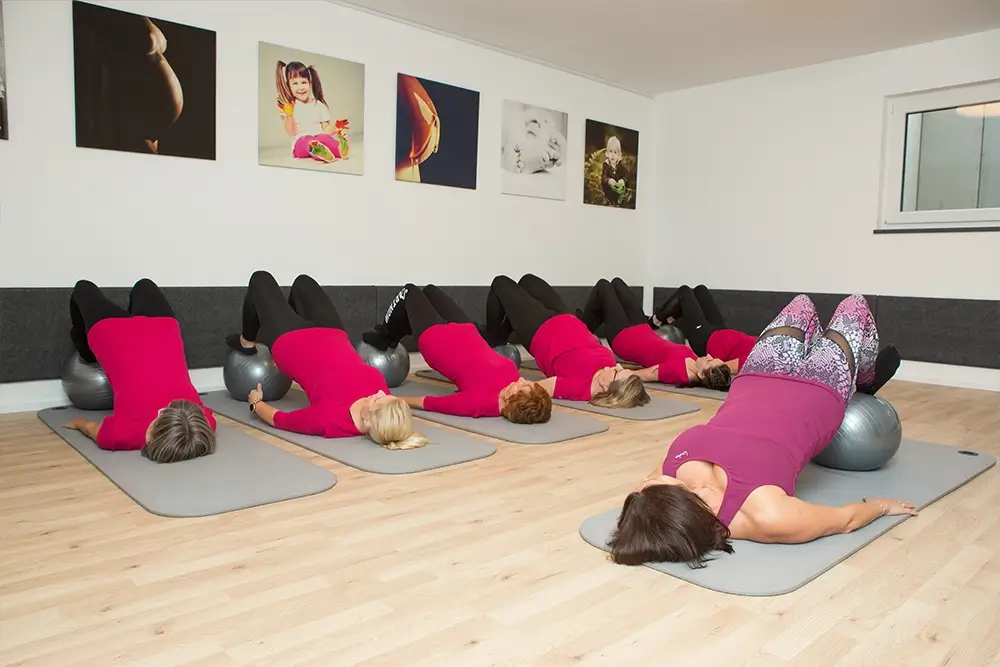 Beckenboden-Training1 Diana Frosch beim Beckenbodentraining